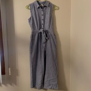 Blue & White Women’s Jumpsuit